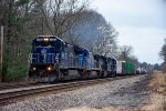 MEC 7585 leads AYPO east at Snake Hill Road 